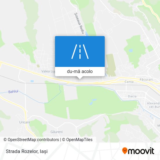 Hartă Strada Rozelor