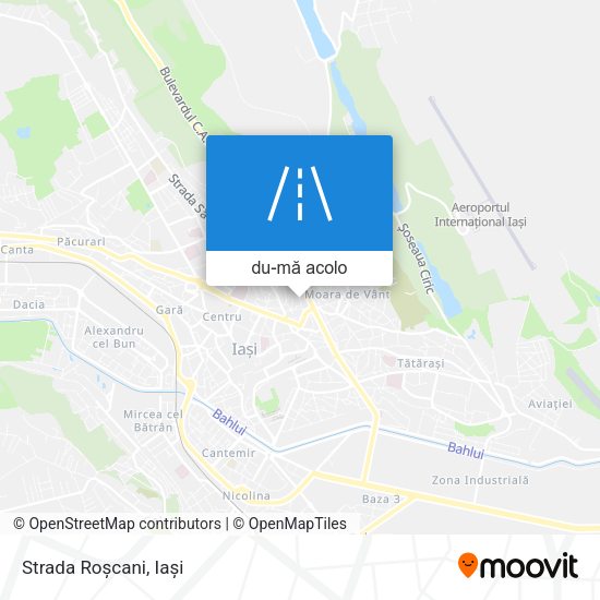 Hartă Strada Roșcani
