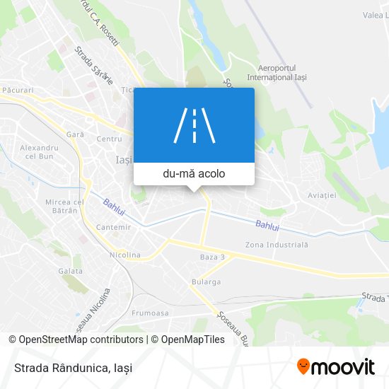 Hartă Strada Rândunica