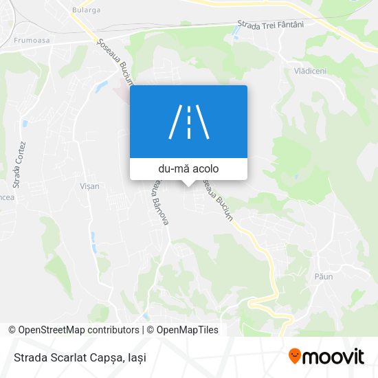 Hartă Strada Scarlat Capșa