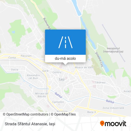 Hartă Strada Sfântul Atanasie