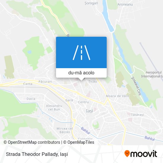 Hartă Strada Theodor Pallady