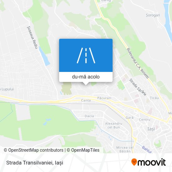 Hartă Strada Transilvaniei