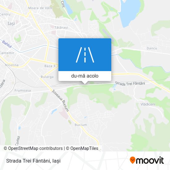 Hartă Strada Trei Fântâni
