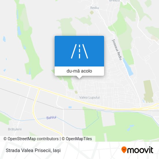 Hartă Strada Valea Prisecii