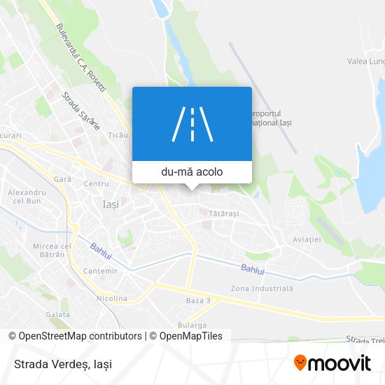 Hartă Strada Verdeș