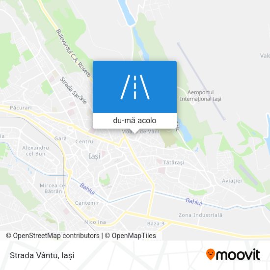 Hartă Strada Vântu