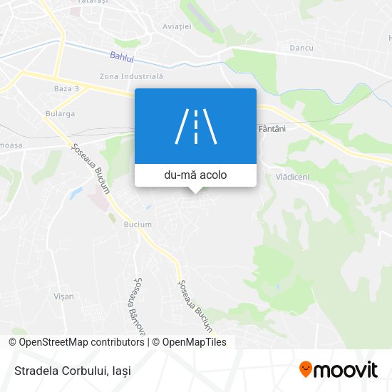 Hartă Stradela Corbului