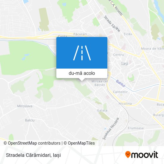 Hartă Stradela Cărămidari