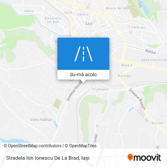 Hartă Stradela Ion Ionescu De La Brad