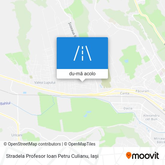 Hartă Stradela Profesor Ioan Petru Culianu