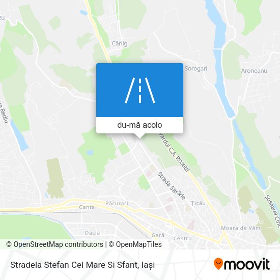 Hartă Stradela Stefan Cel Mare Si Sfant