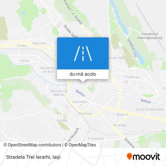 Hartă Stradela Trei Ierarhi