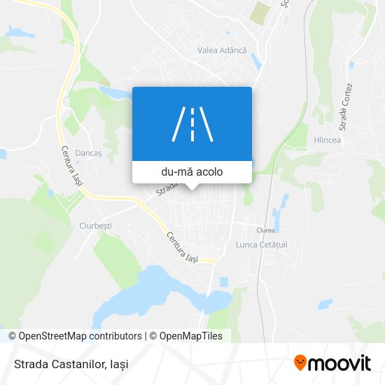 Hartă Strada Castanilor