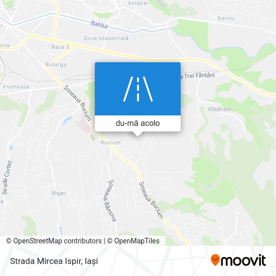 Hartă Strada Mircea Ispir