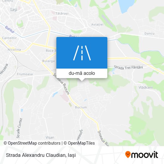 Hartă Strada Alexandru Claudian