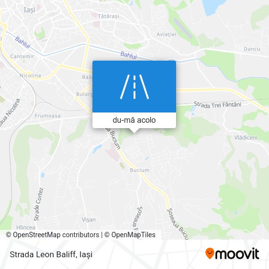 Hartă Strada Leon Baliff