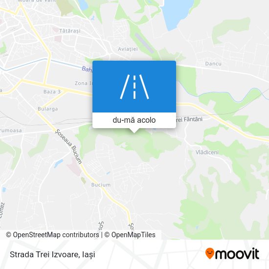Hartă Strada Trei Izvoare