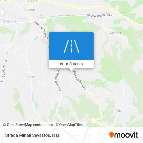 Hartă Strada Mihail Sevastos