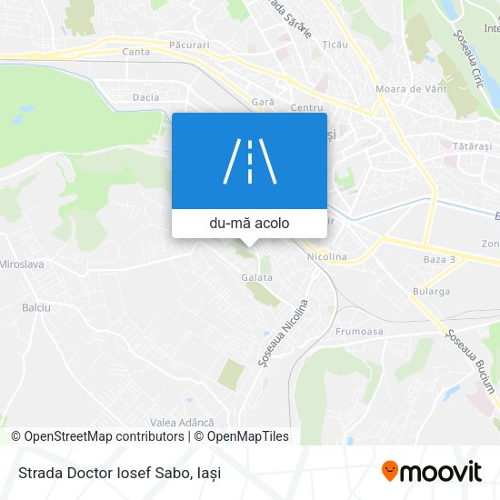 Hartă Strada Doctor Iosef Sabo