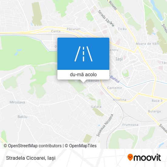 Hartă Stradela Cicoarei