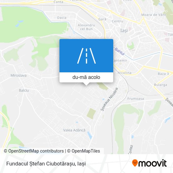 Hartă Fundacul Ștefan Ciubotărașu