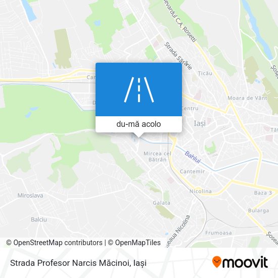 Hartă Strada Profesor Narcis Măcinoi