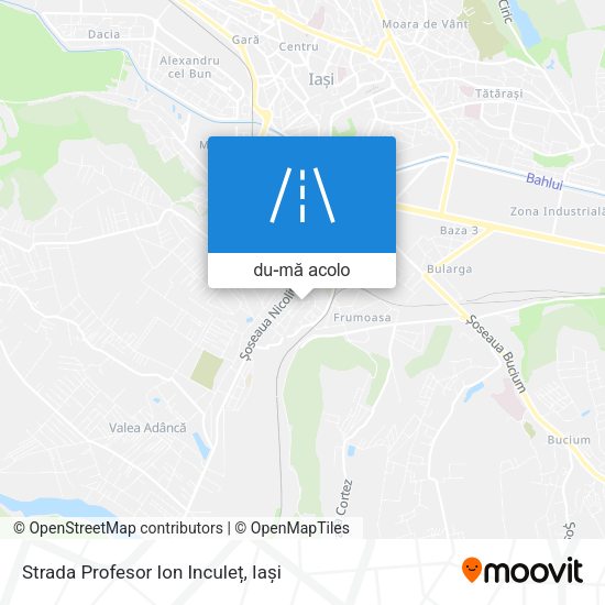 Hartă Strada Profesor Ion Inculeț
