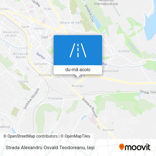 Hartă Strada Alexandru Osvald Teodoreanu