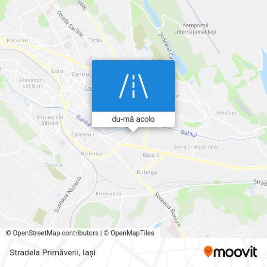 Hartă Stradela Primăverii