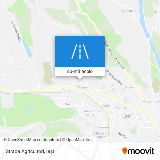 Hartă Strada Agricultori