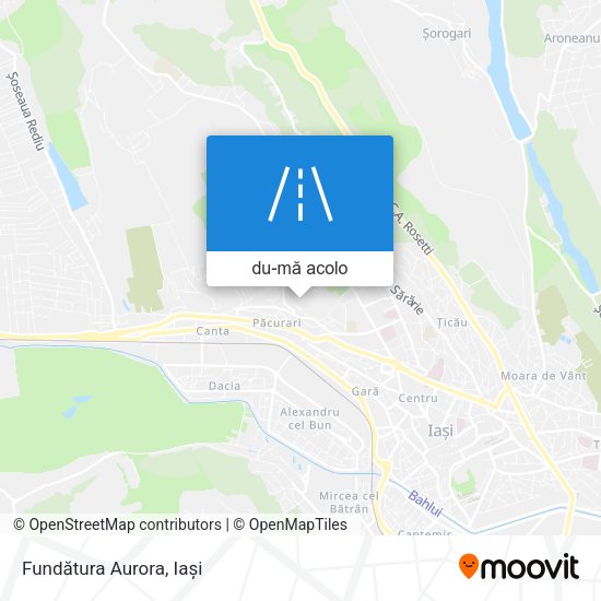 Hartă Fundătura Aurora