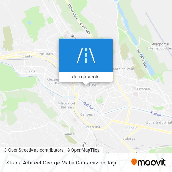 Hartă Strada Arhitect George Matei Cantacuzino