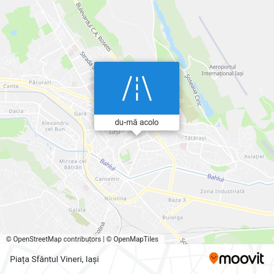 Hartă Piața Sfântul Vineri