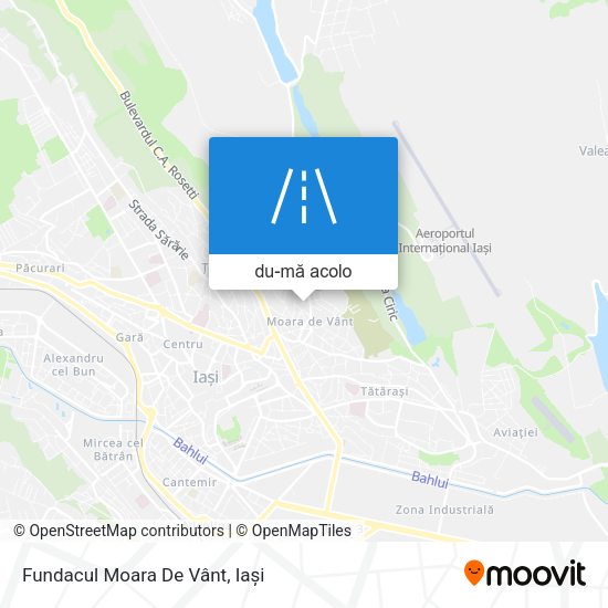 Hartă Fundacul Moara De Vânt