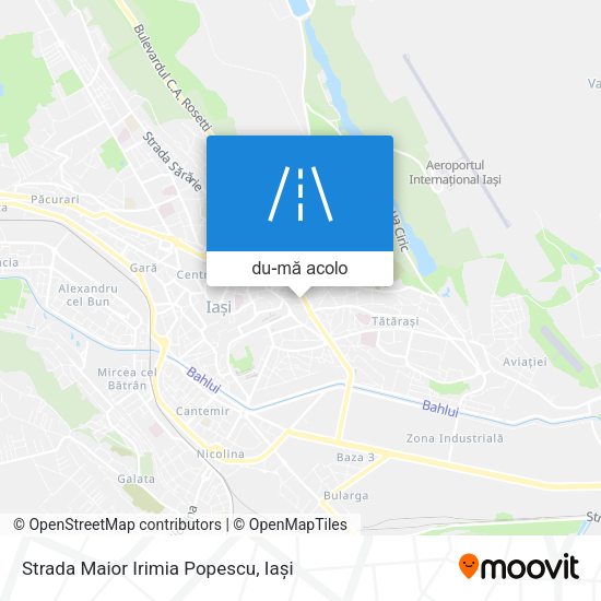 Hartă Strada Maior Irimia Popescu