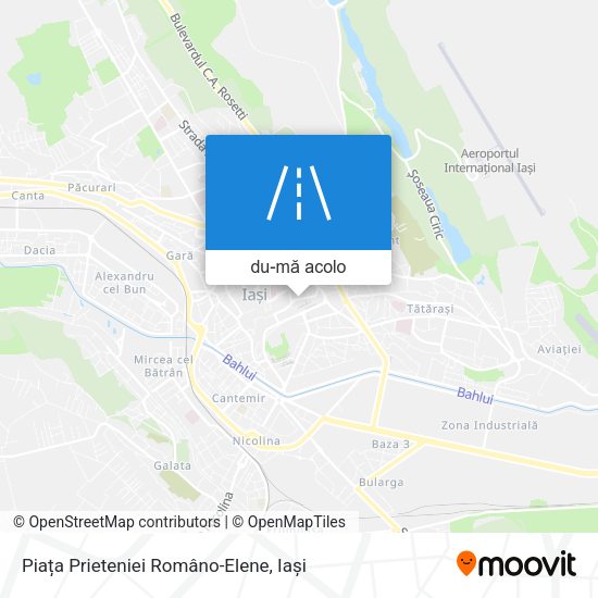 Hartă Piața Prieteniei Româno-Elene