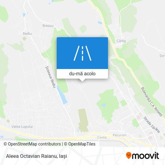 Hartă Aleea Octavian Raianu