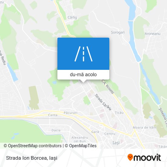 Hartă Strada Ion Borcea