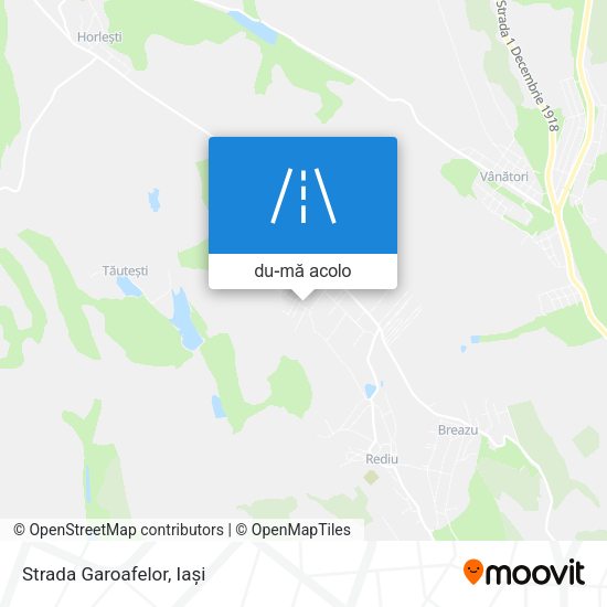 Hartă Strada Garoafelor