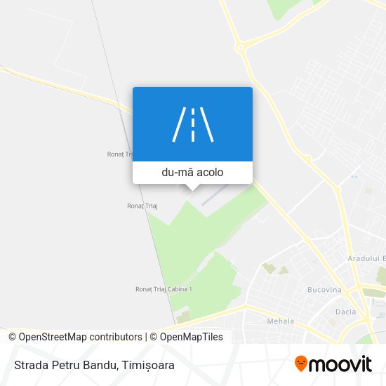 Hartă Strada Petru Bandu