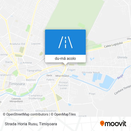 Hartă Strada Horia Rusu