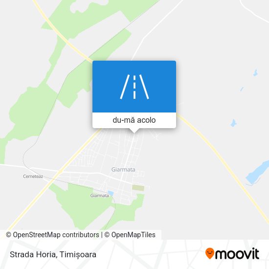 Hartă Strada Horia