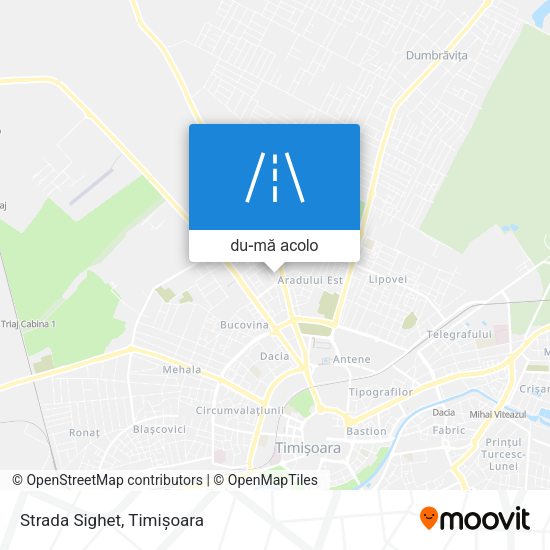 Hartă Strada Sighet