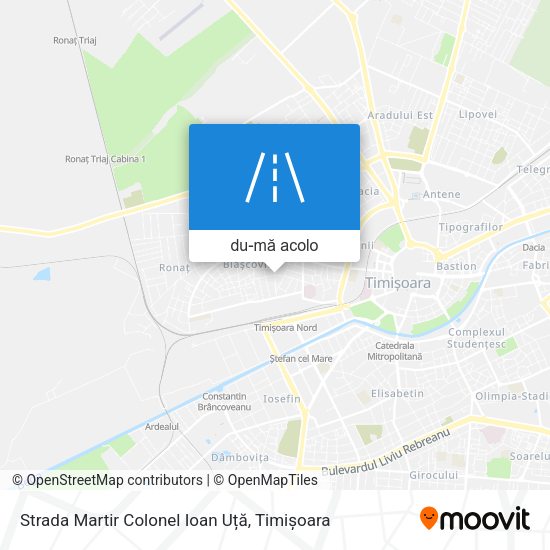 Hartă Strada Martir Colonel Ioan Uță