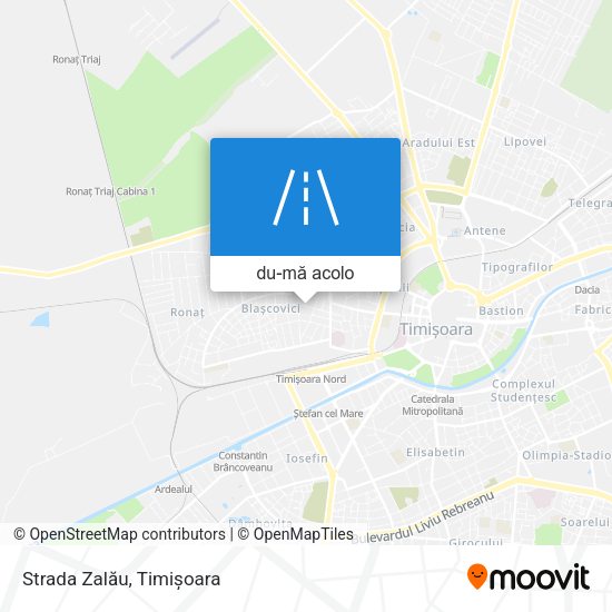 Hartă Strada Zalău