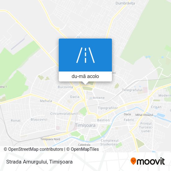 Hartă Strada Amurgului