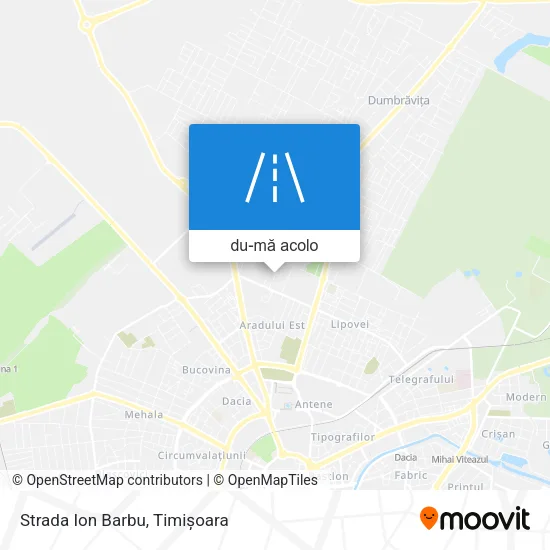 Hartă Strada Ion Barbu