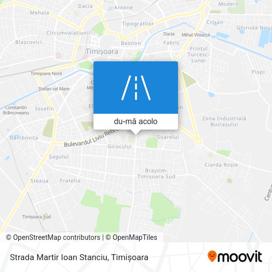 Hartă Strada Martir Ioan Stanciu