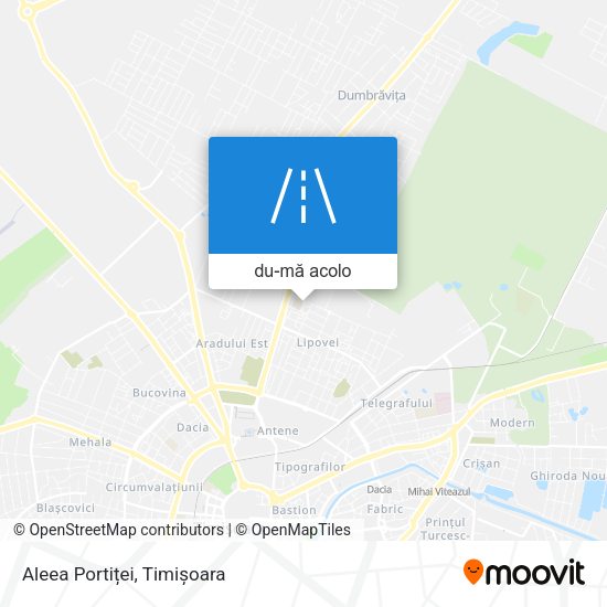 Hartă Aleea Portiței